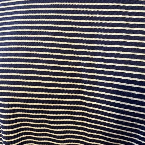 Sonoma scoop neck midi stripe sleeveless stretch dress w/ pockets - Picture 2 of 7